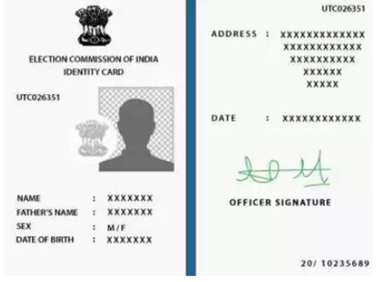 you can get errors in voter's card rectifiedoctober 15