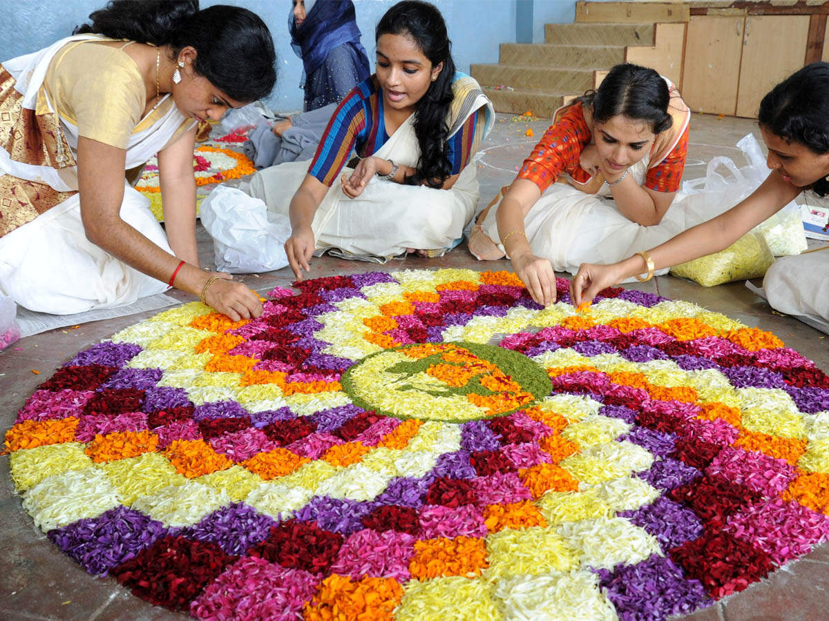 Simple Onam Flower Carpet Designs Best Flower Site