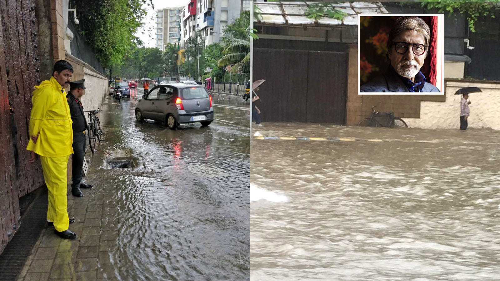 Mumbai Rains Amitabh Bachchan S Bungalow Pratiksha Waterlogged Hindi Movie News Bollywood Times Of India mumbai rains amitabh bachchan s bungalow pratiksha waterlogged