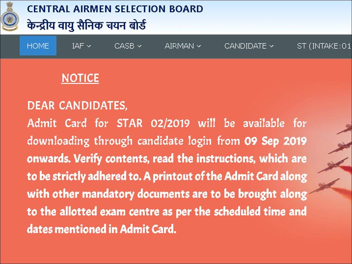 airmen selection official website