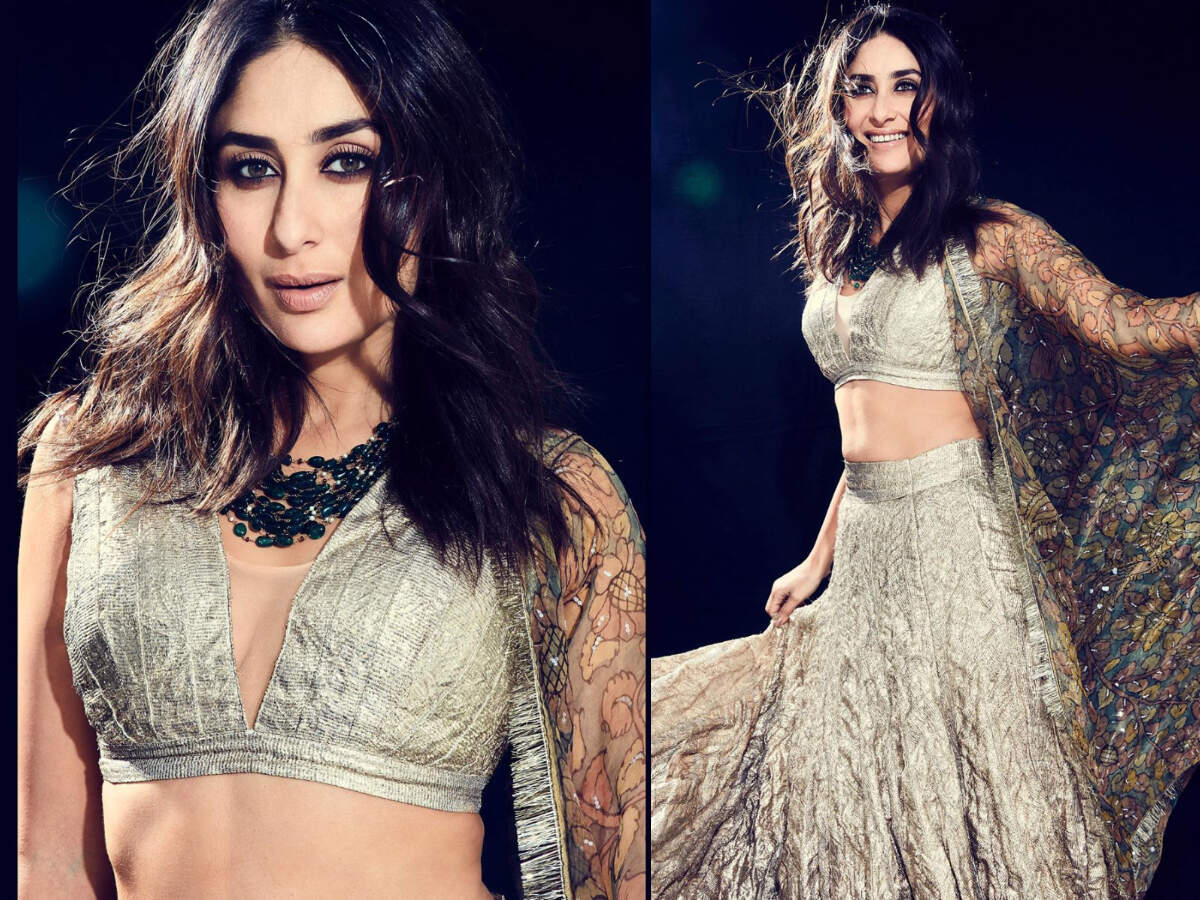kareena kapoor in black lehenga