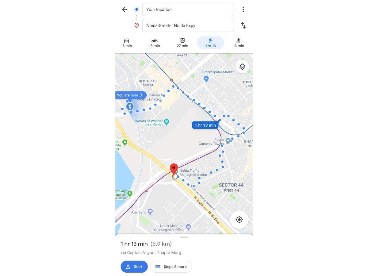 plan trip google maps multiple stops