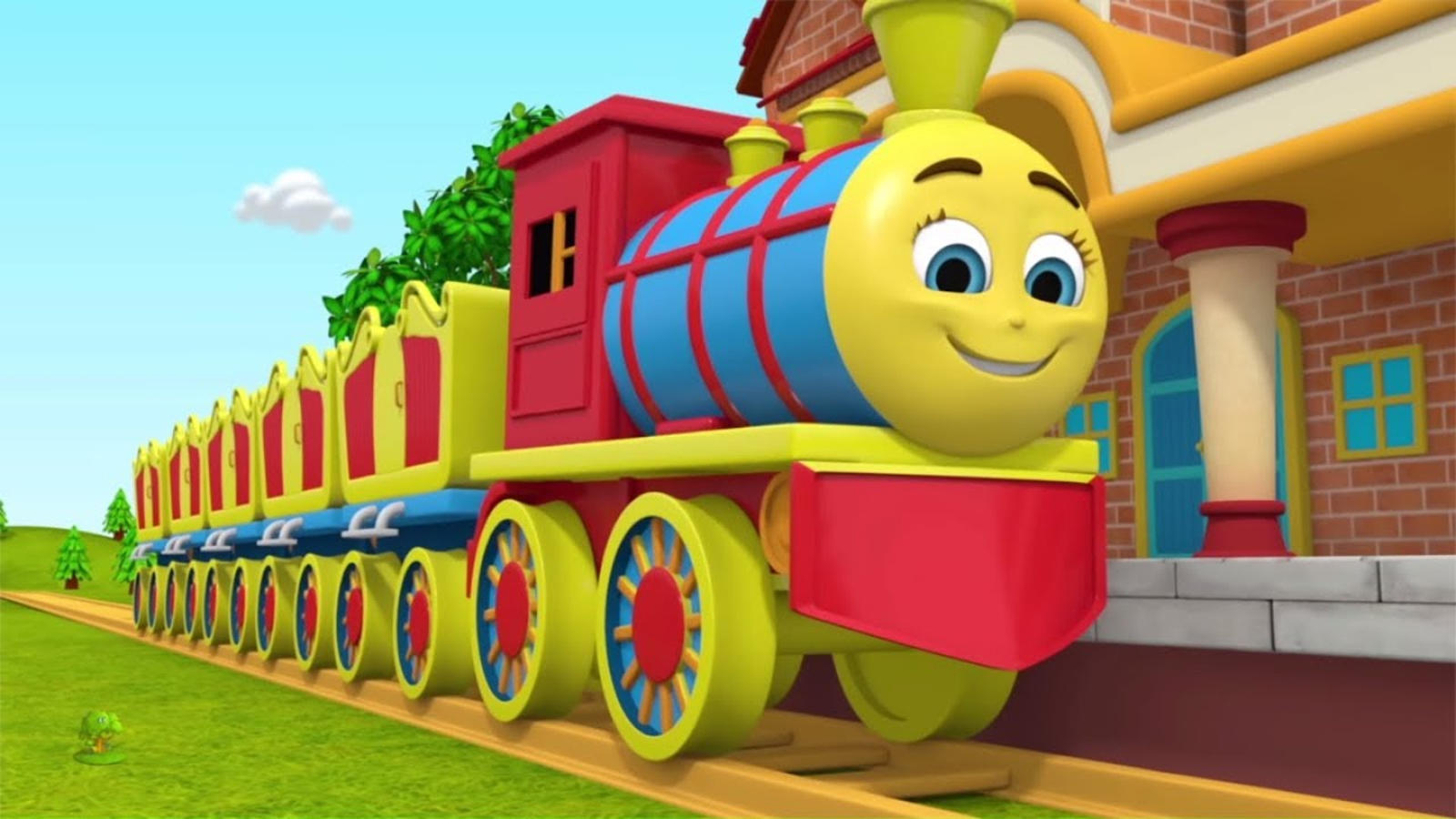 Train Cartoon Video Hindi