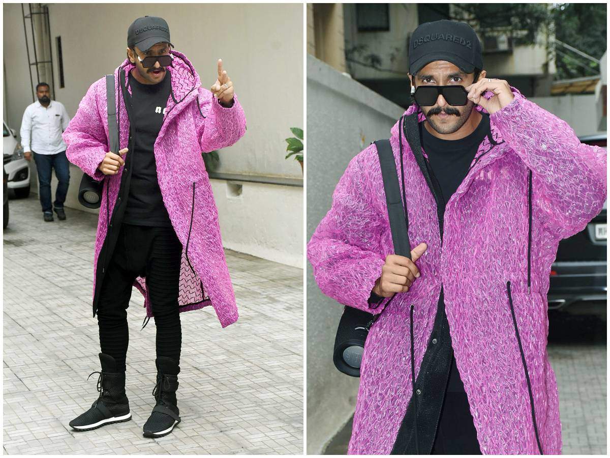 Photos: Looking like a bomb; Ranveer Singh flaunts his purple