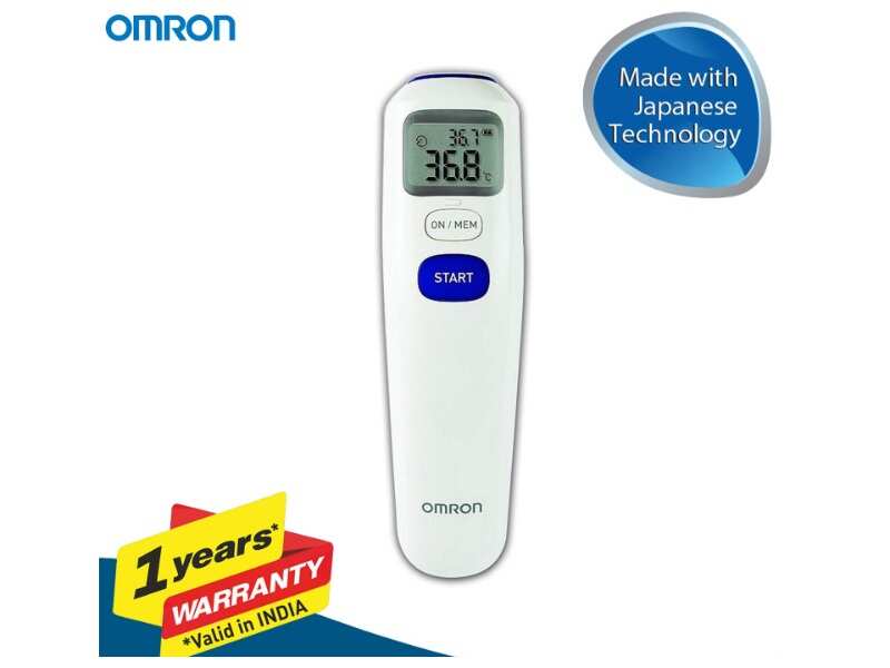 checking temperature with thermometer