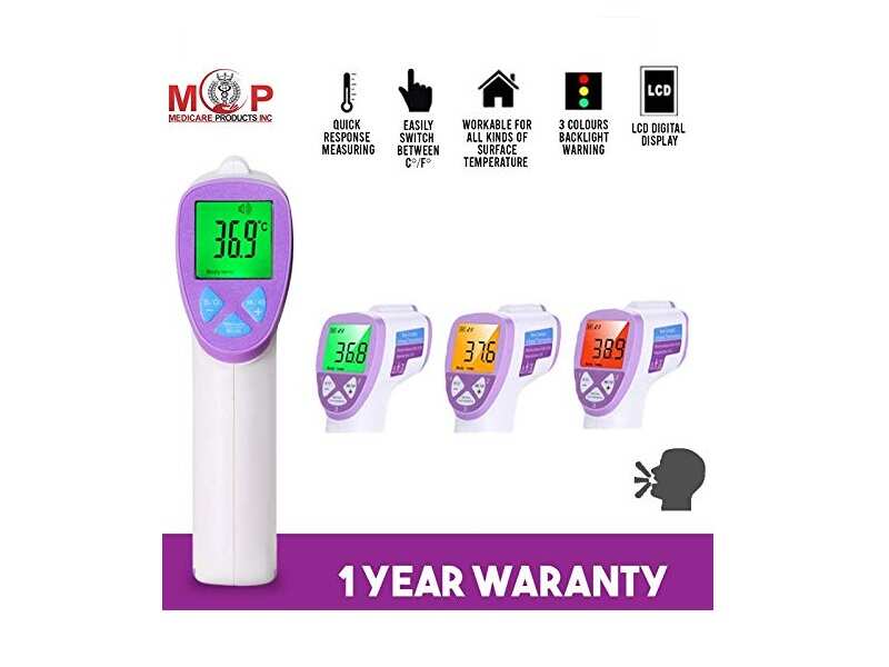 Infrared Thermometer Measure Body Temperature From A