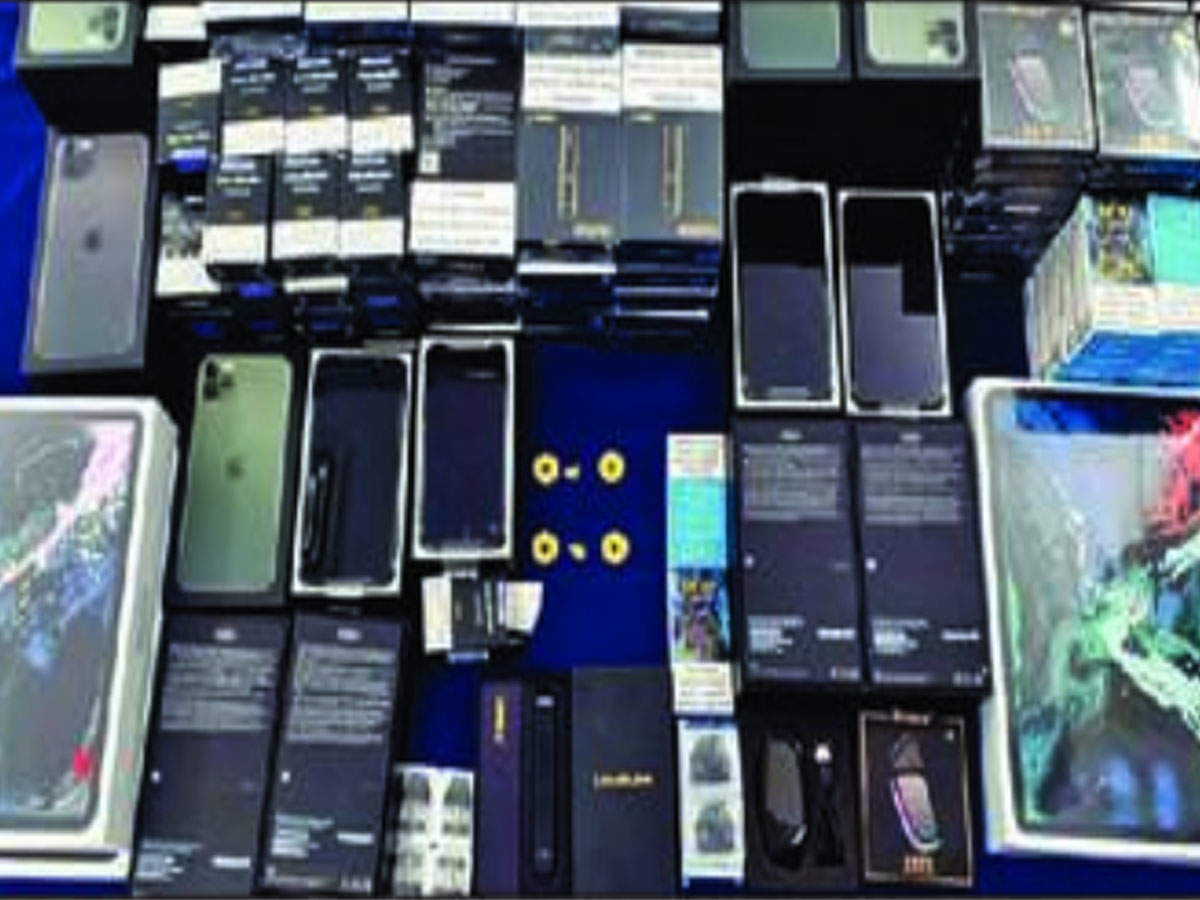 Officials seized e-cigarettes, phones, laptop