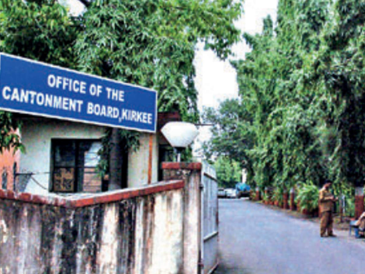Khadki Cantonment Board to tap government departments to clear arrears |  Pune News - Times of India
