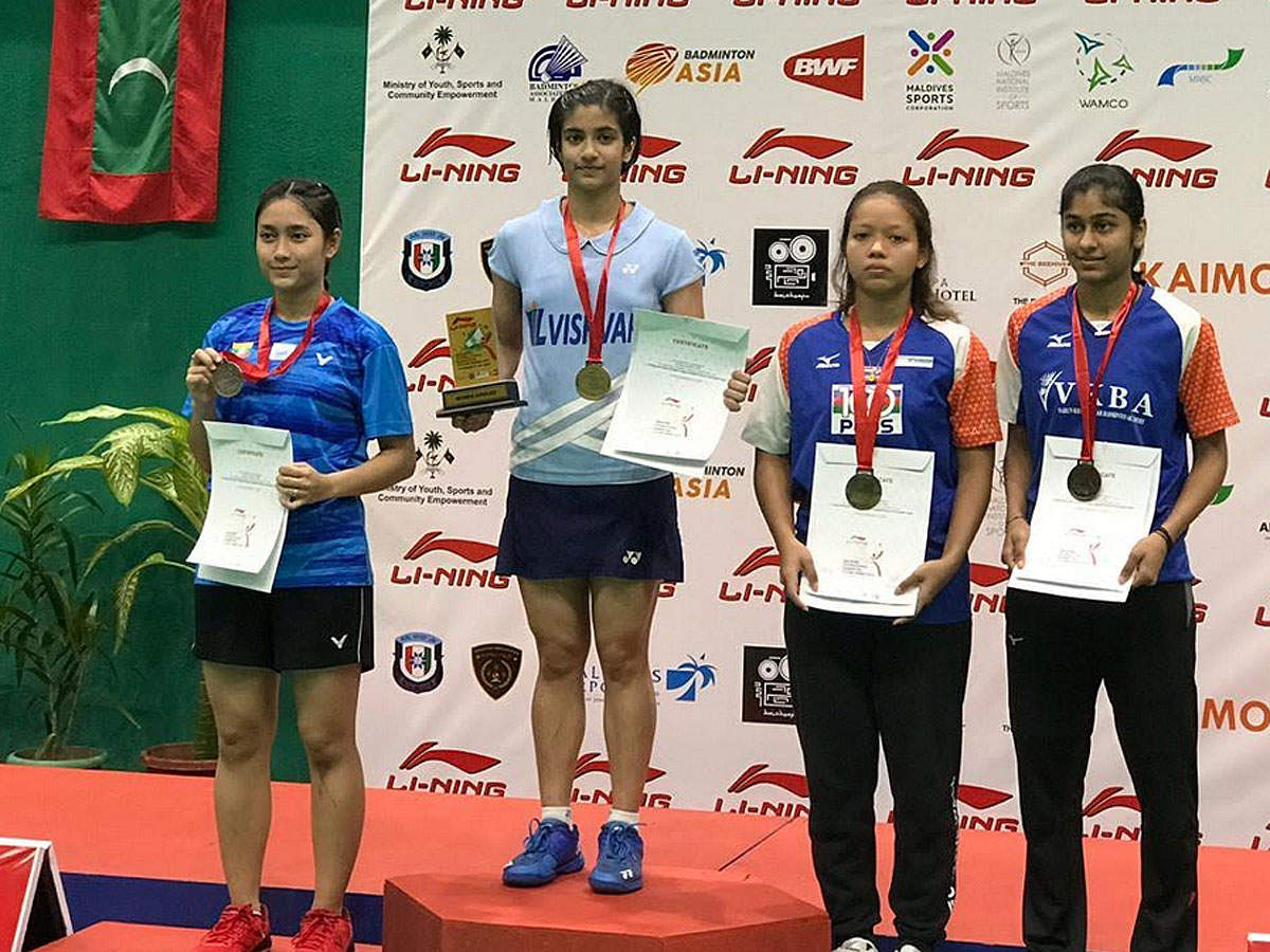 Image result for International Badminton titles for Nagpur's  Malvika  Bansod.