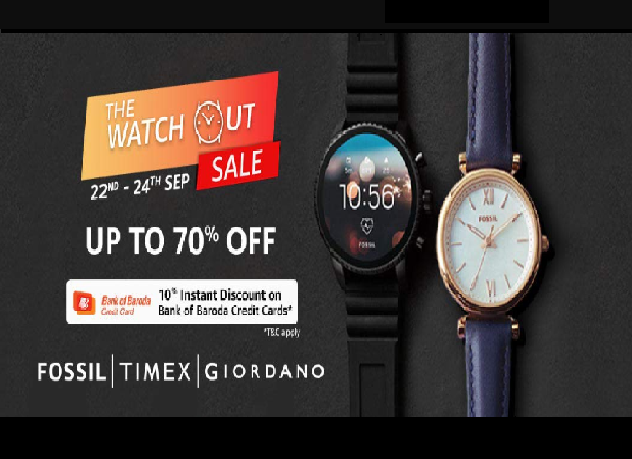 Amazon Watch out sale: Get up to 70% off on Fossil, Timex and Giordano | -  Times of India