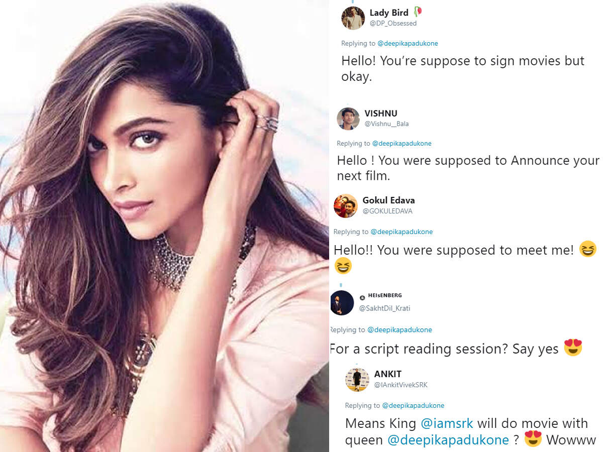 Fans Remind Deepika Padukone That She Has To Sign A New Film