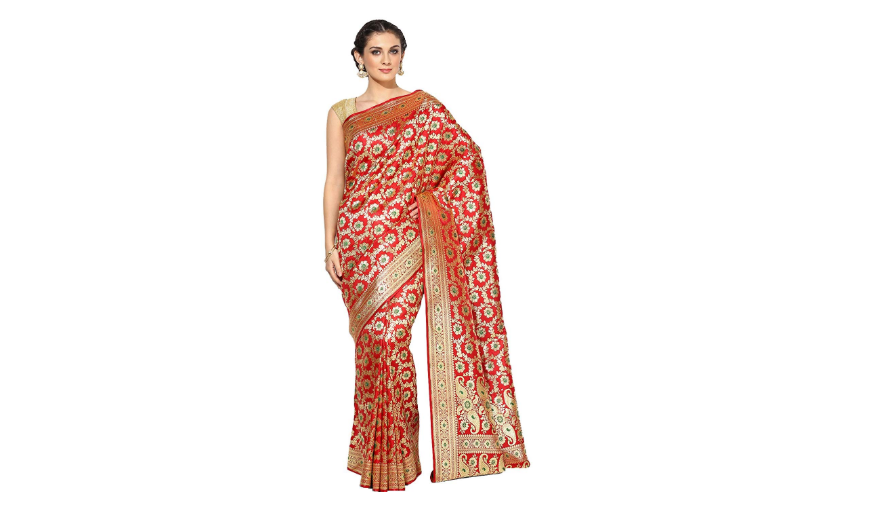 red saree online amazon