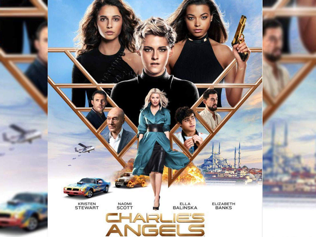 Charlie S Angels New Poster Features Ensemble Cast Joining Kristen Stweart Naiomi Scott And Ella Balinska English Movie News Times Of India