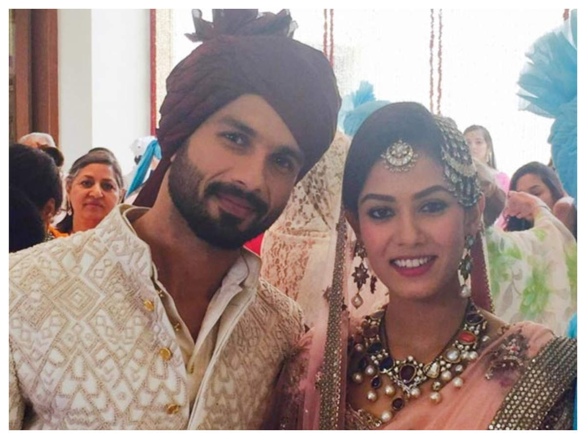 These Unseen Throwback Pictures Of Shahid Kapoor And Mira Rajput From Their Wedding Will Make You Nostalgic Hindi Movie News Times Of India