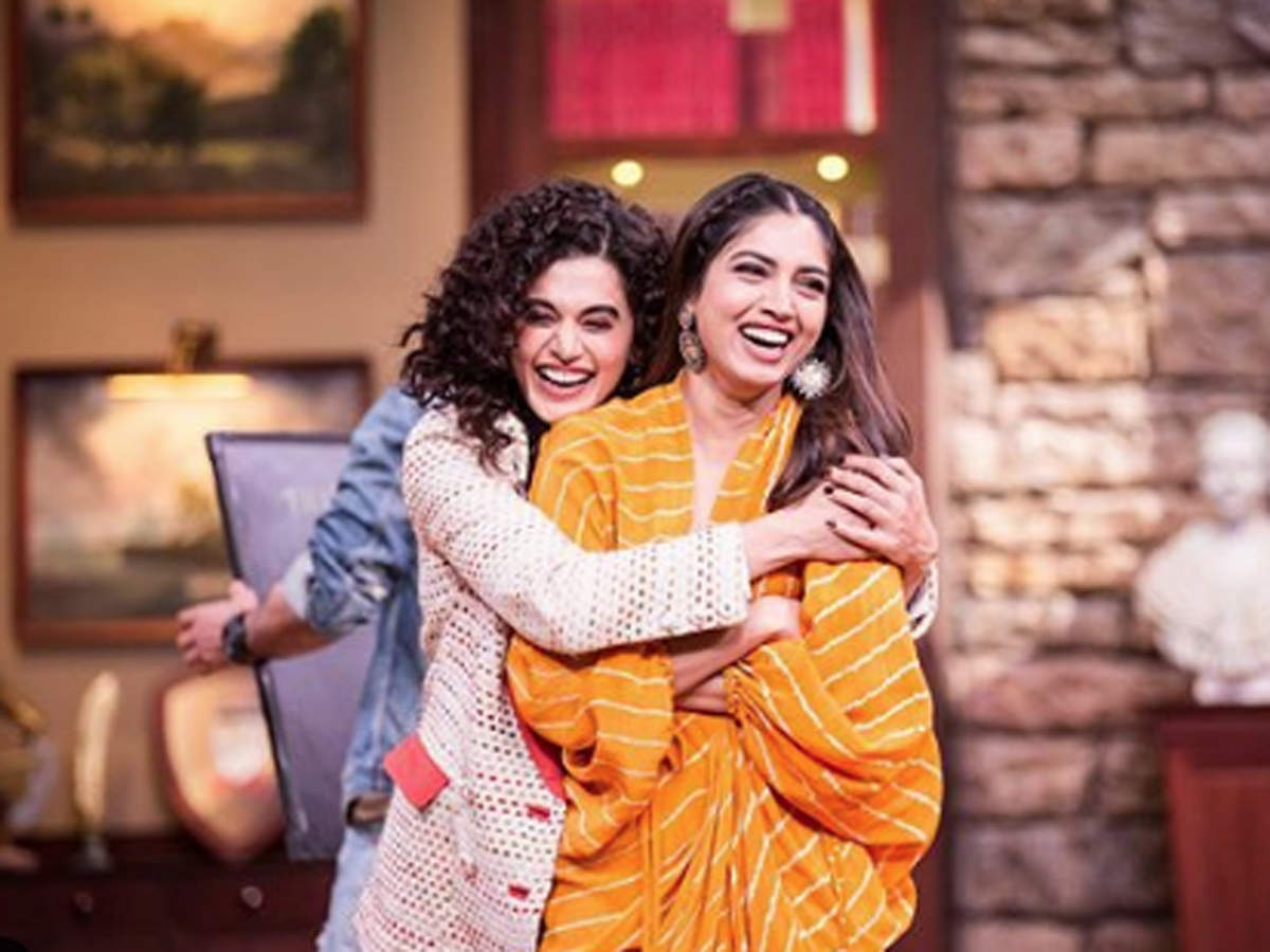 Happy girls are prettiest: THIS picture of Taapsee Pannu and Bhumi Pednekar is proof | Hindi Movie News - Times of India
