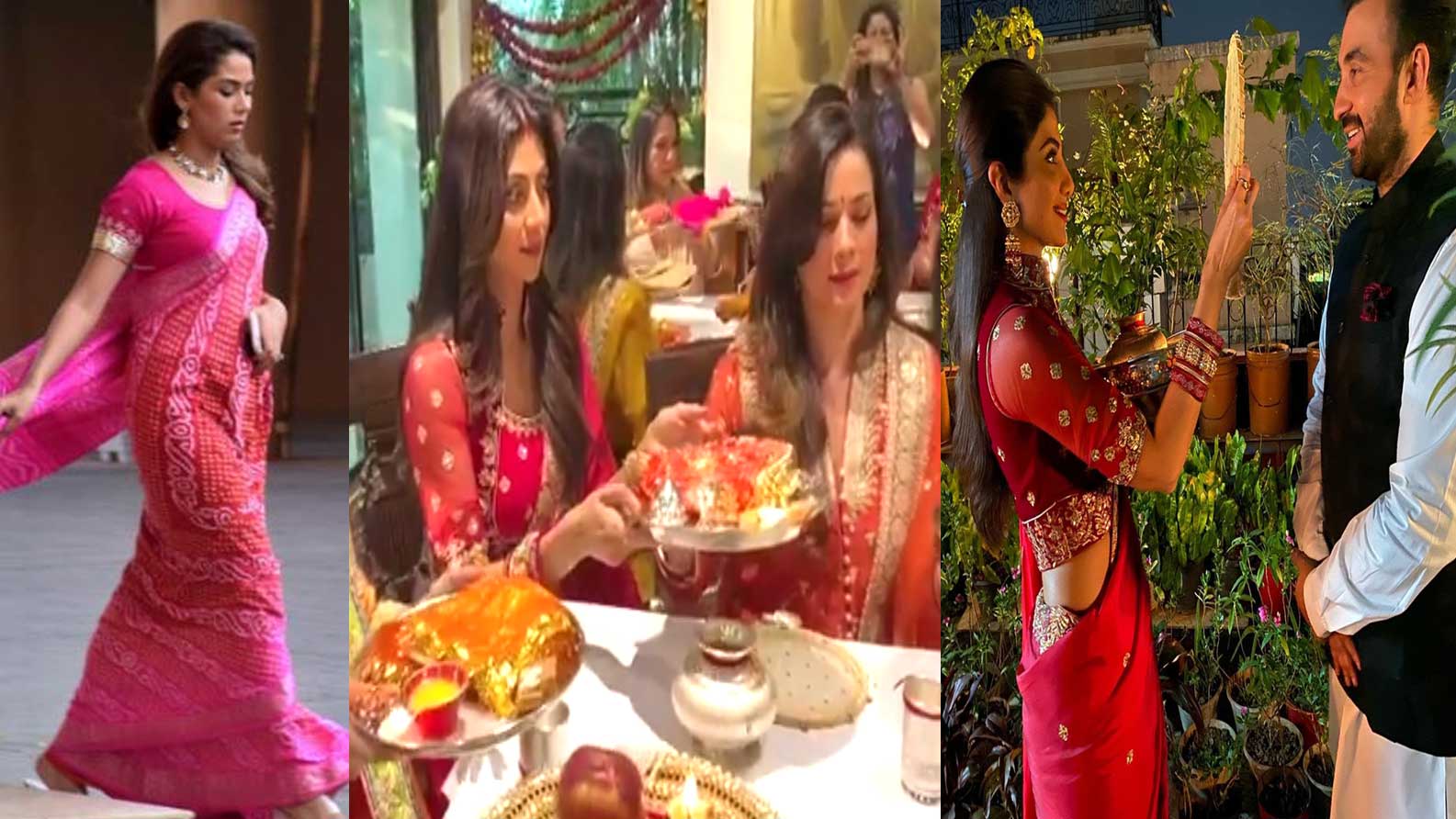 Karwa Chauth From Mira Rajput To Shilpa Shetty Kundra Bollywood