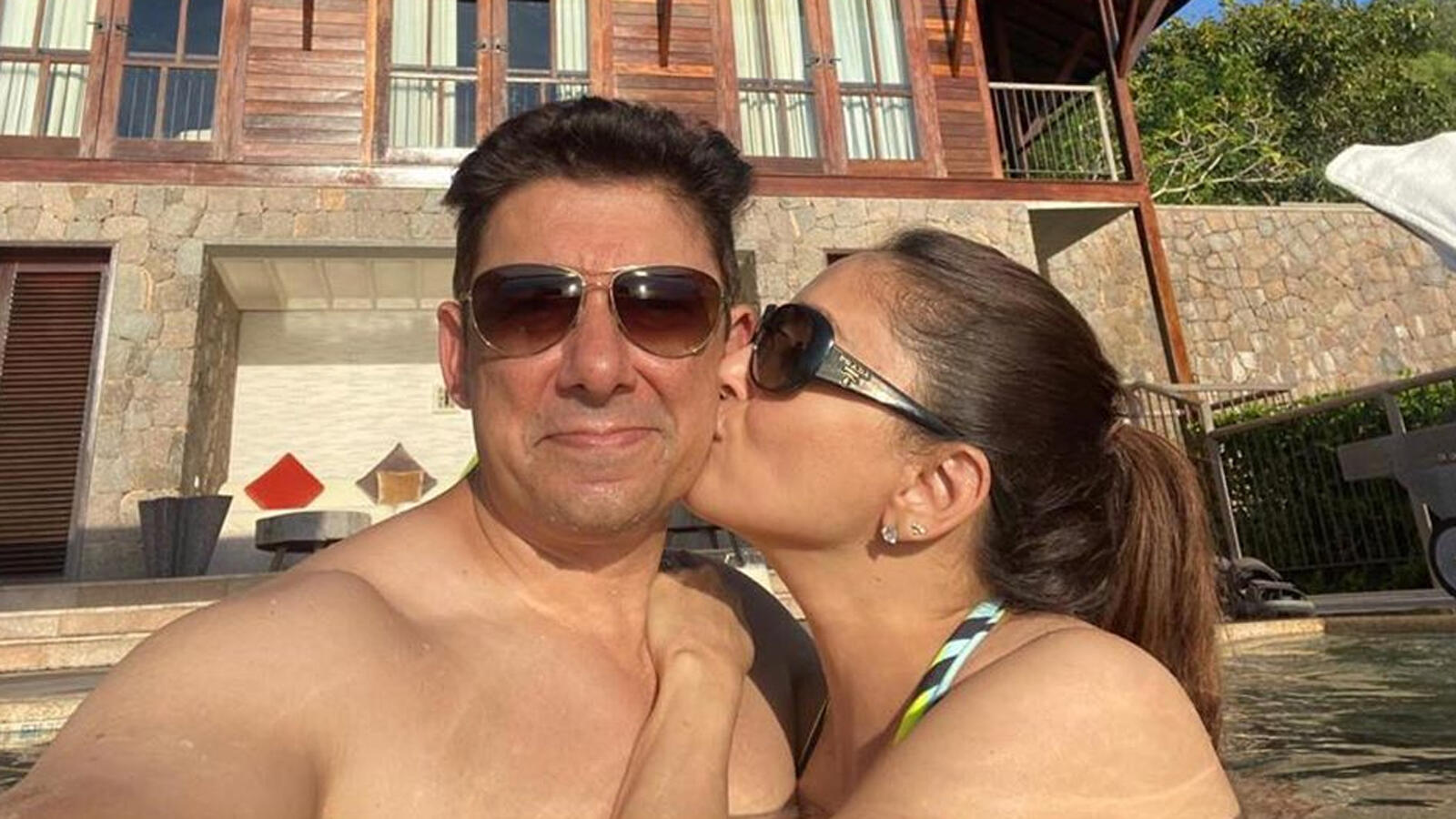 Madhuri Dixit Celebrates Wedding Milestone In Seychelles Plants A