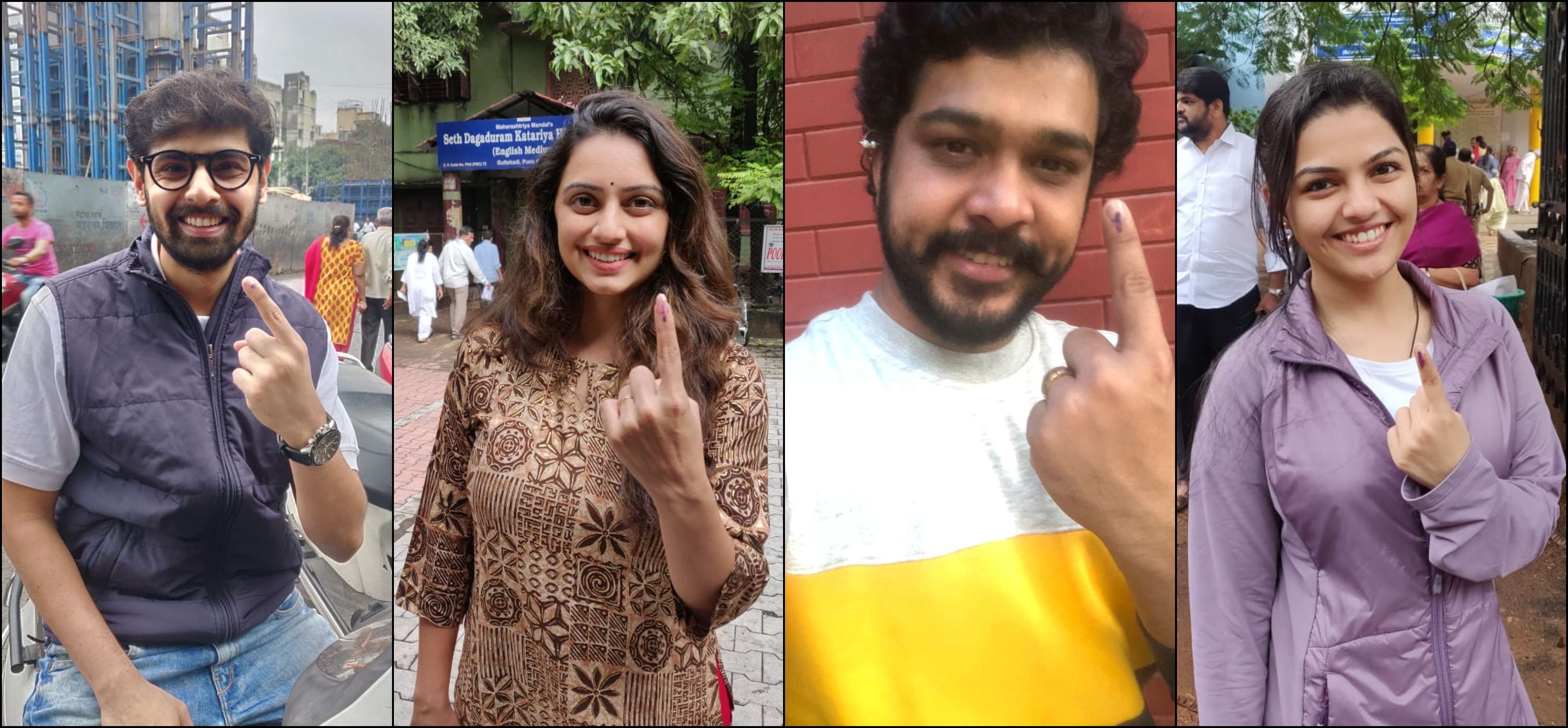 Marathi celebs cast their vote at Maharashtra Assembly elections 2019