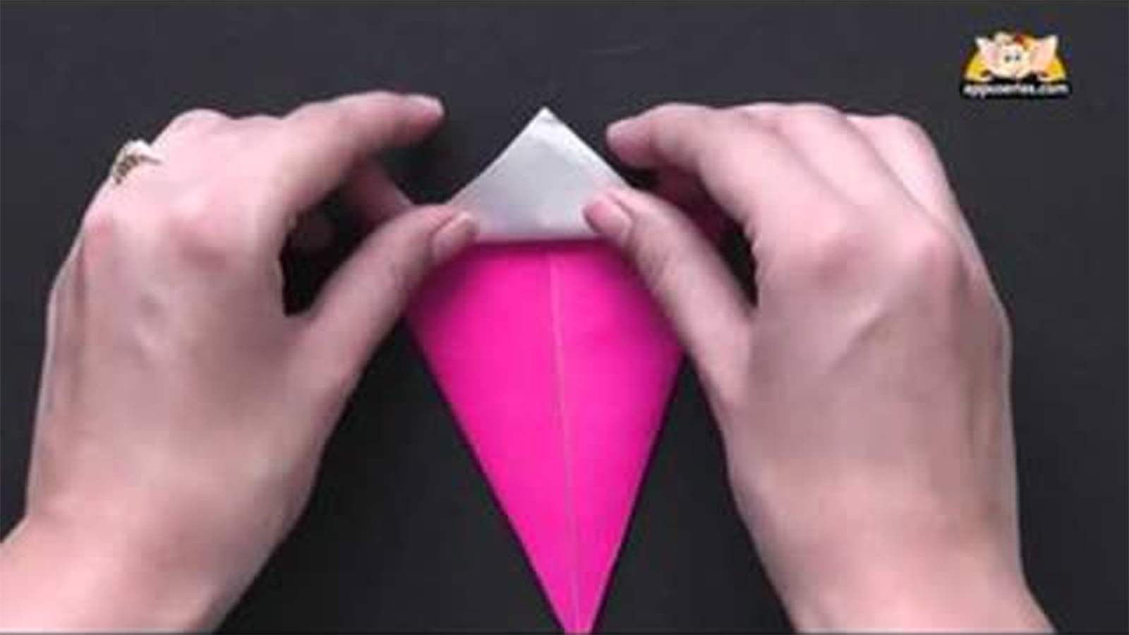 Origami In Marathi Easy Way To Make A Bunny Rabbit Kids Learning Video