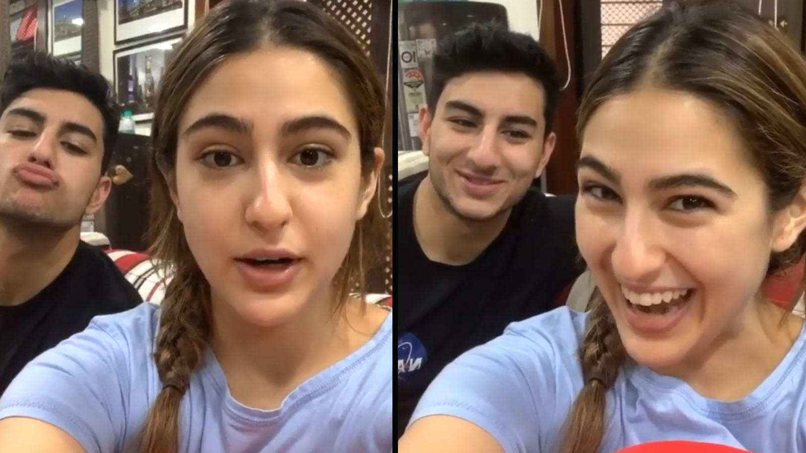 Sara Ali Khan Shares A Funny Video With Brother Ibrahim Ali Khan