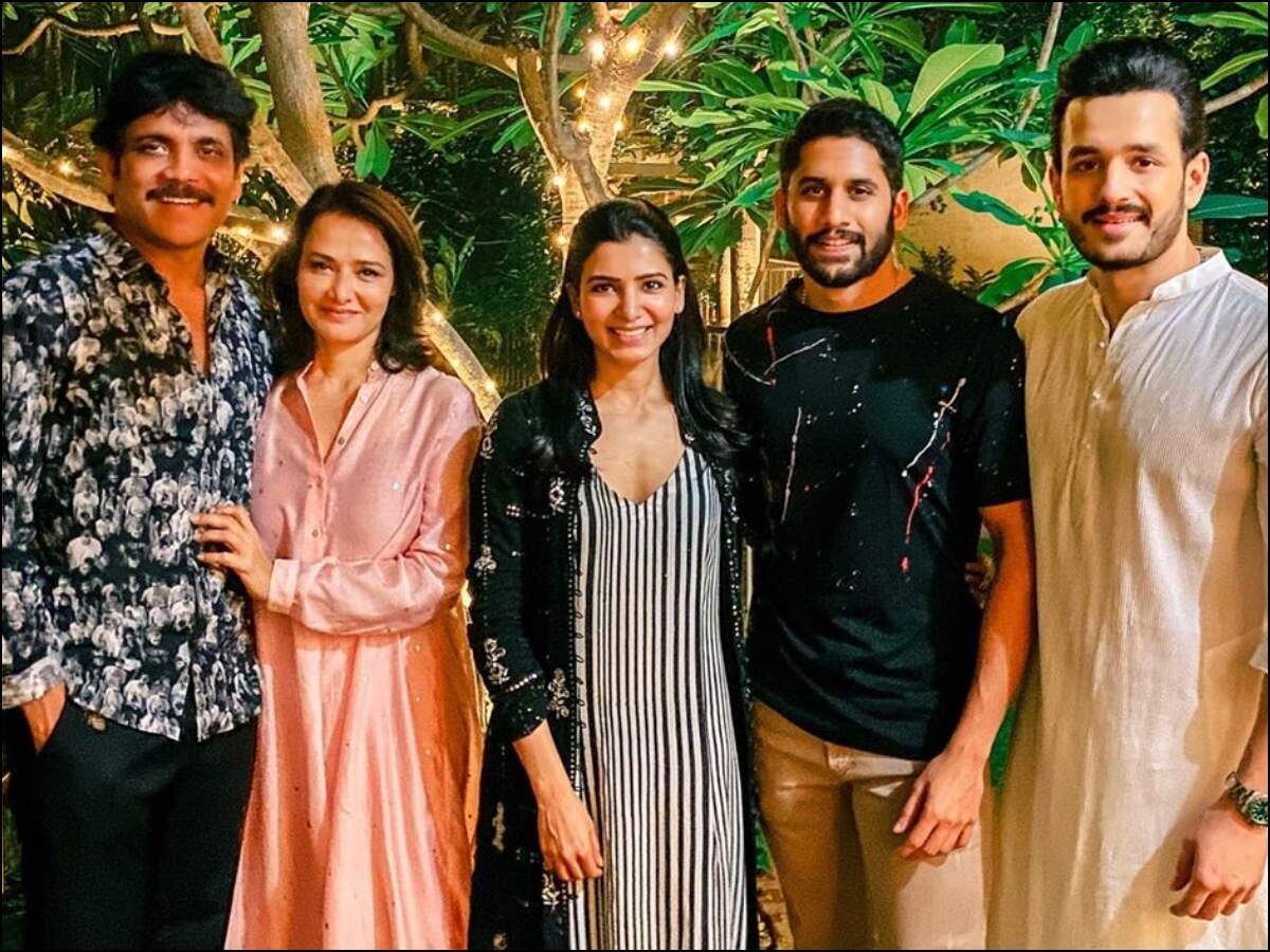 PHOTO! Samantha Akkineni celebrates Diwali with Chay, Nag and ...