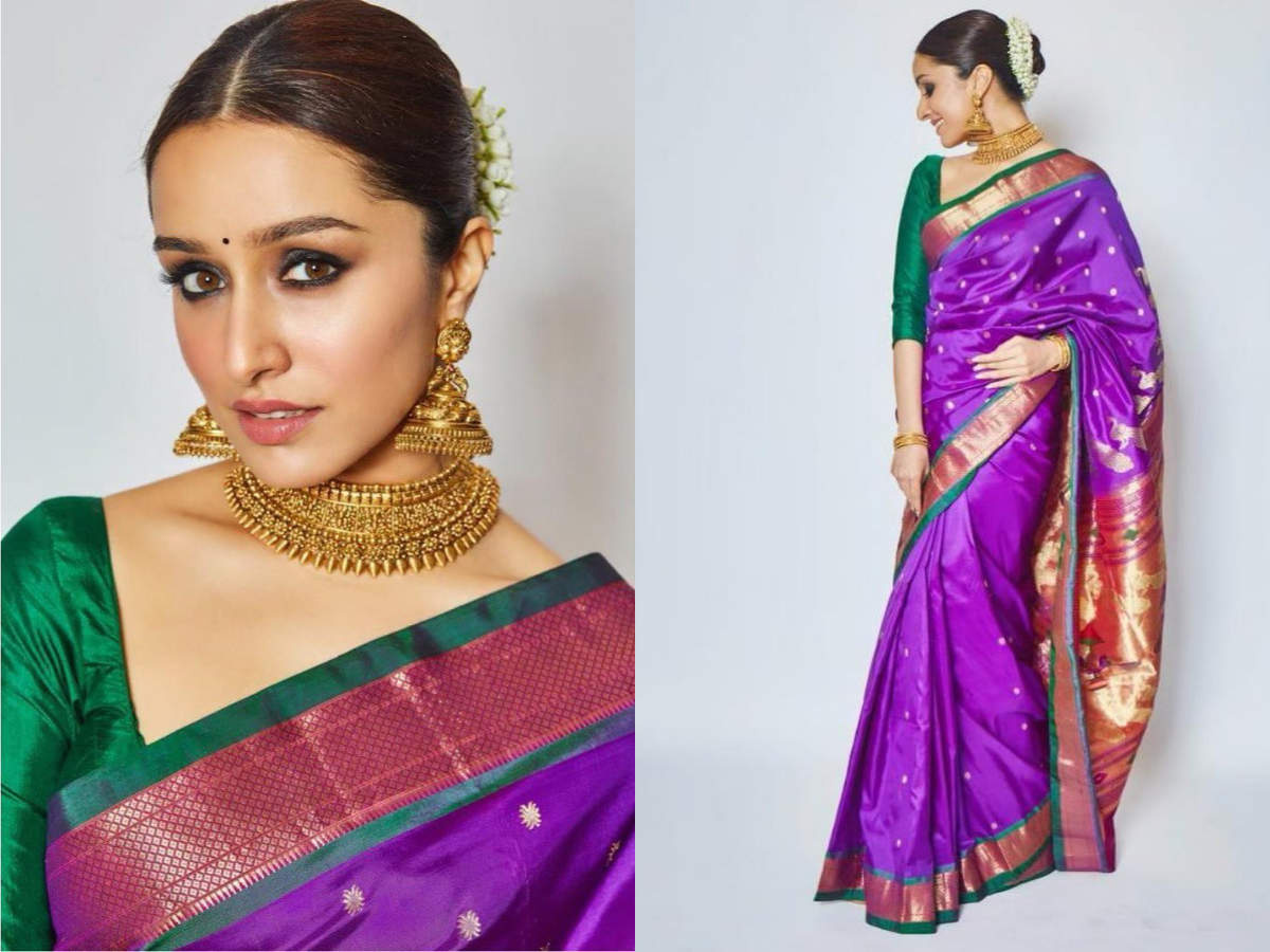 Image result for 5 Times Shraddha Looked Pretty In Sarees