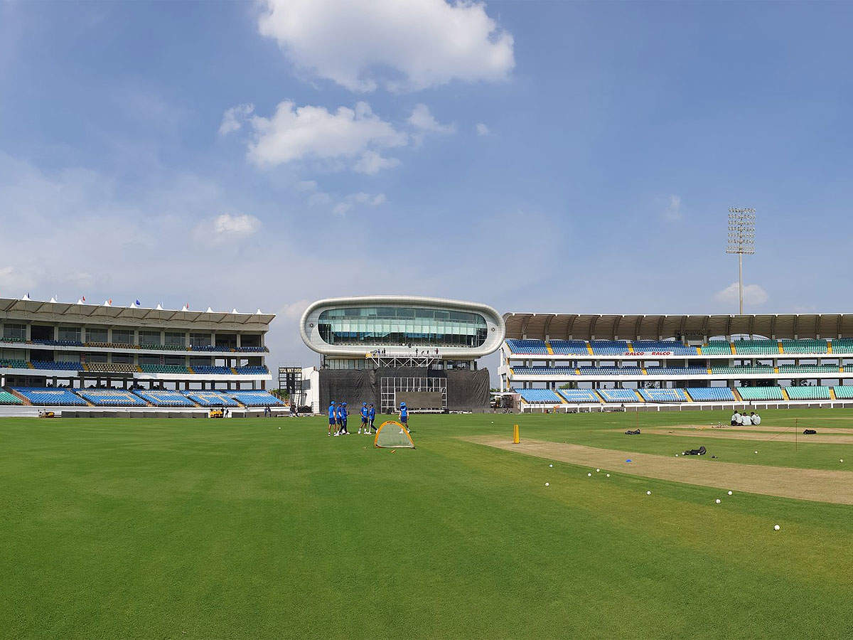 Saurashtra Cricket Association ground in Rajkot. Photo courtesy: BCCI Twitter handle
