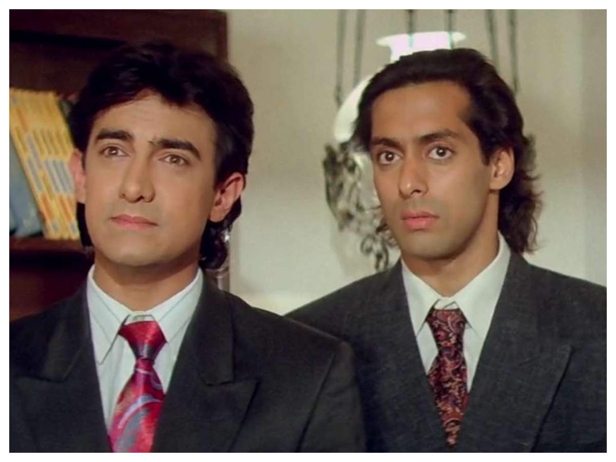 Did you know that Salman Khan was not in talking terms with Aamir Khan  during 'Andaz Apna Apna'? | Hindi Movie News - Times of India