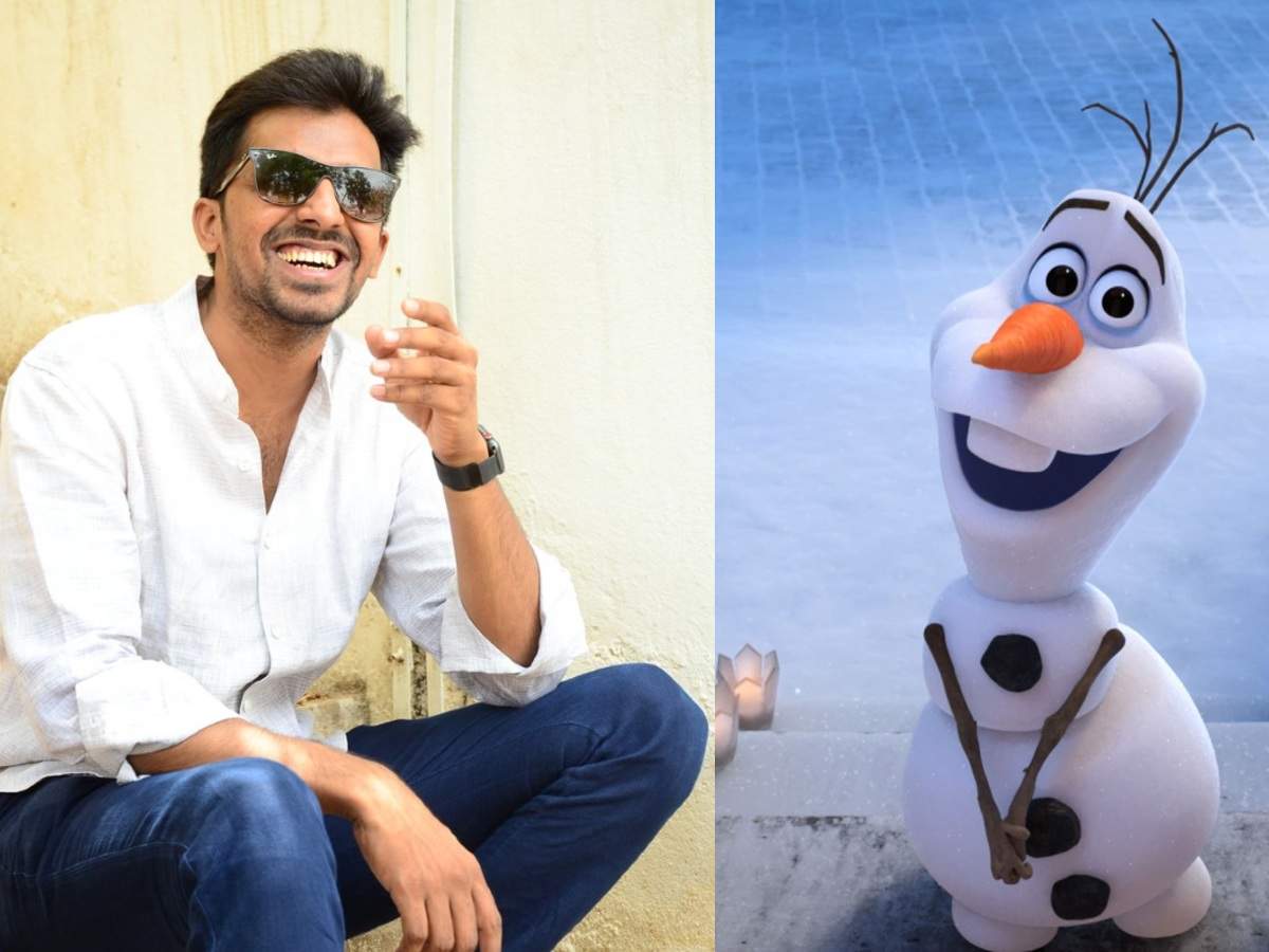 Voice For Olaf Priyadarshi To Lend His Voice For Olaf In The Telugu Version Of Frozen 2 Telugu Movie News Times Of India