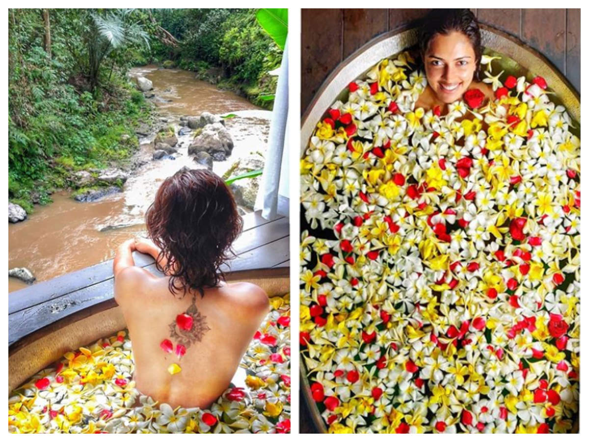 Amala Paul ups the hot-o-metre with her topless bathtub photos Tamil Movie News