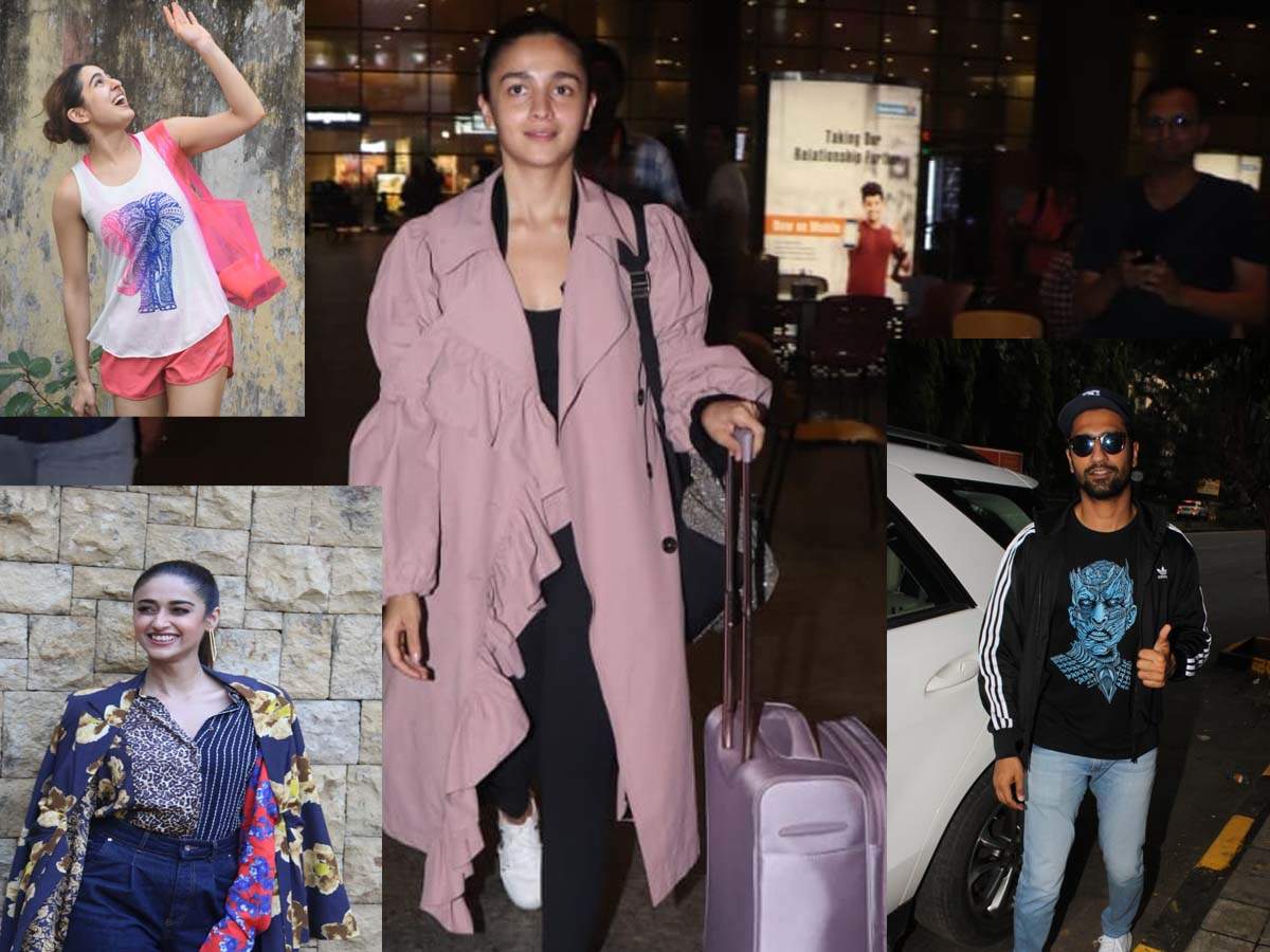 Deepika Padukone and Mrunal Thakur clicked in athleisure attires at the  airport