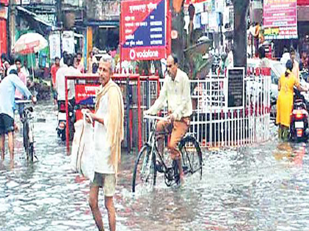  Waterlogging after heavy rains in Muzaffarpur (File photo)