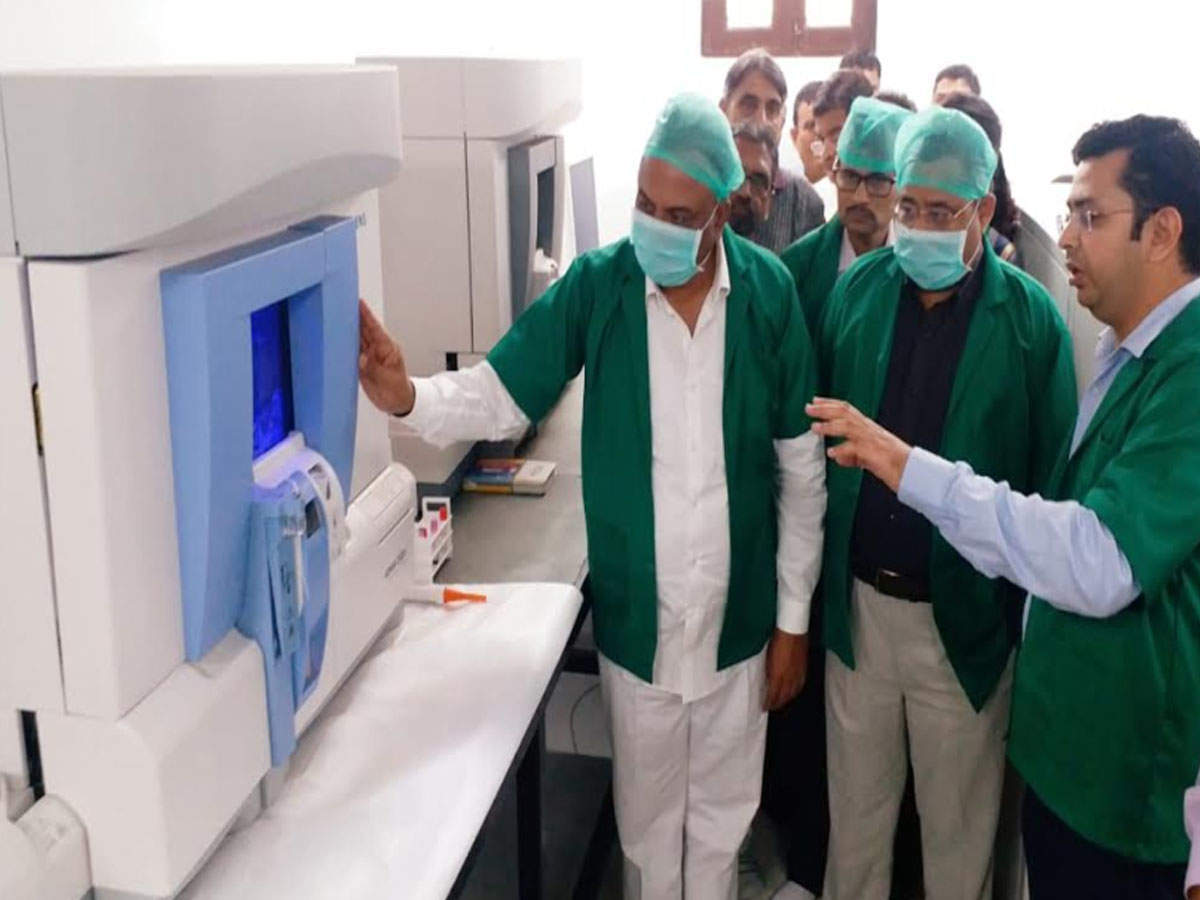 The central health laboratory developed under the Agra smart city project 
