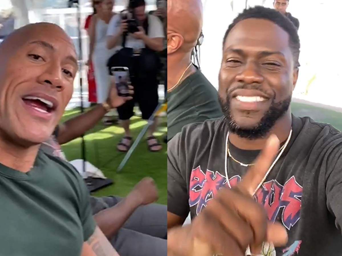 Kevin Hart's Height Difference Against The Rock & More Co-Stars