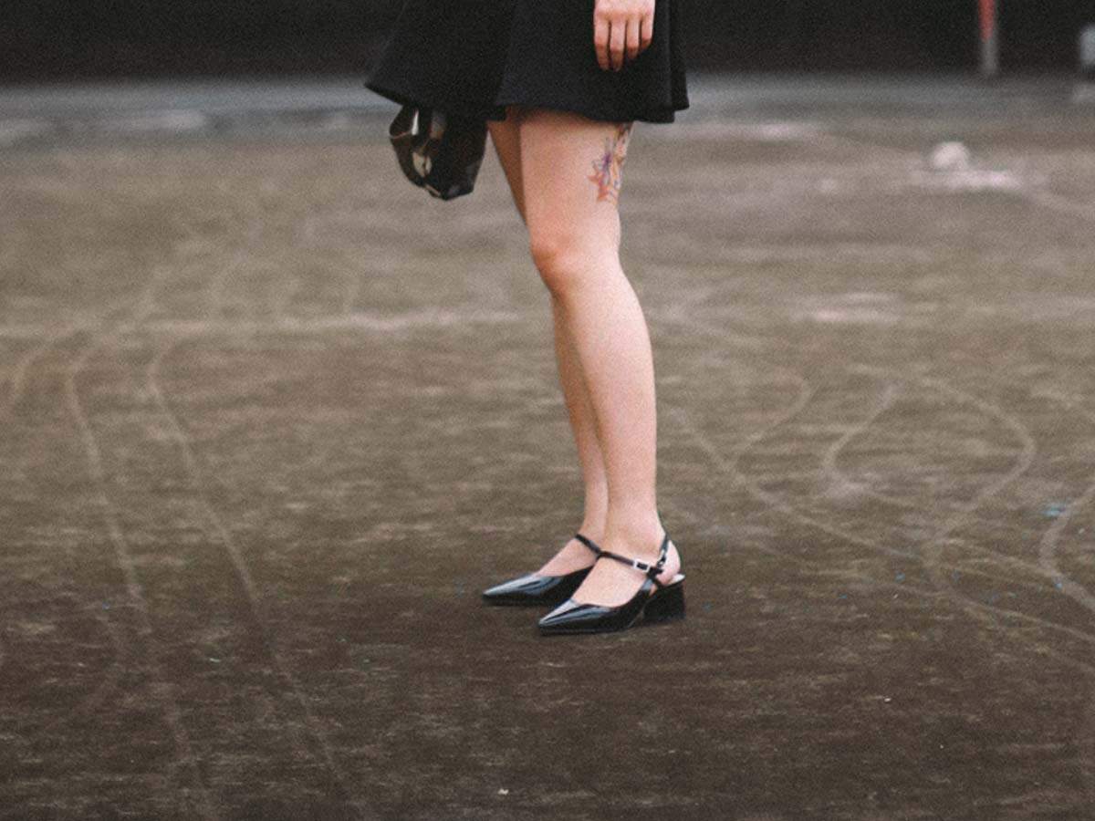 Black ballerina flats for everyday wear 