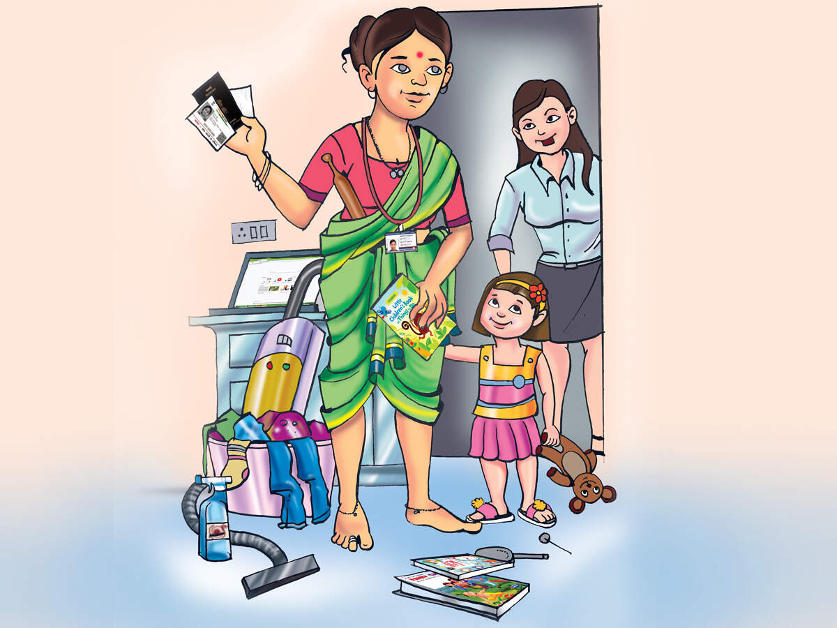 Youtube Make Way For These English Speaking And Tech Savvy House Helps And Nannies Times Of India