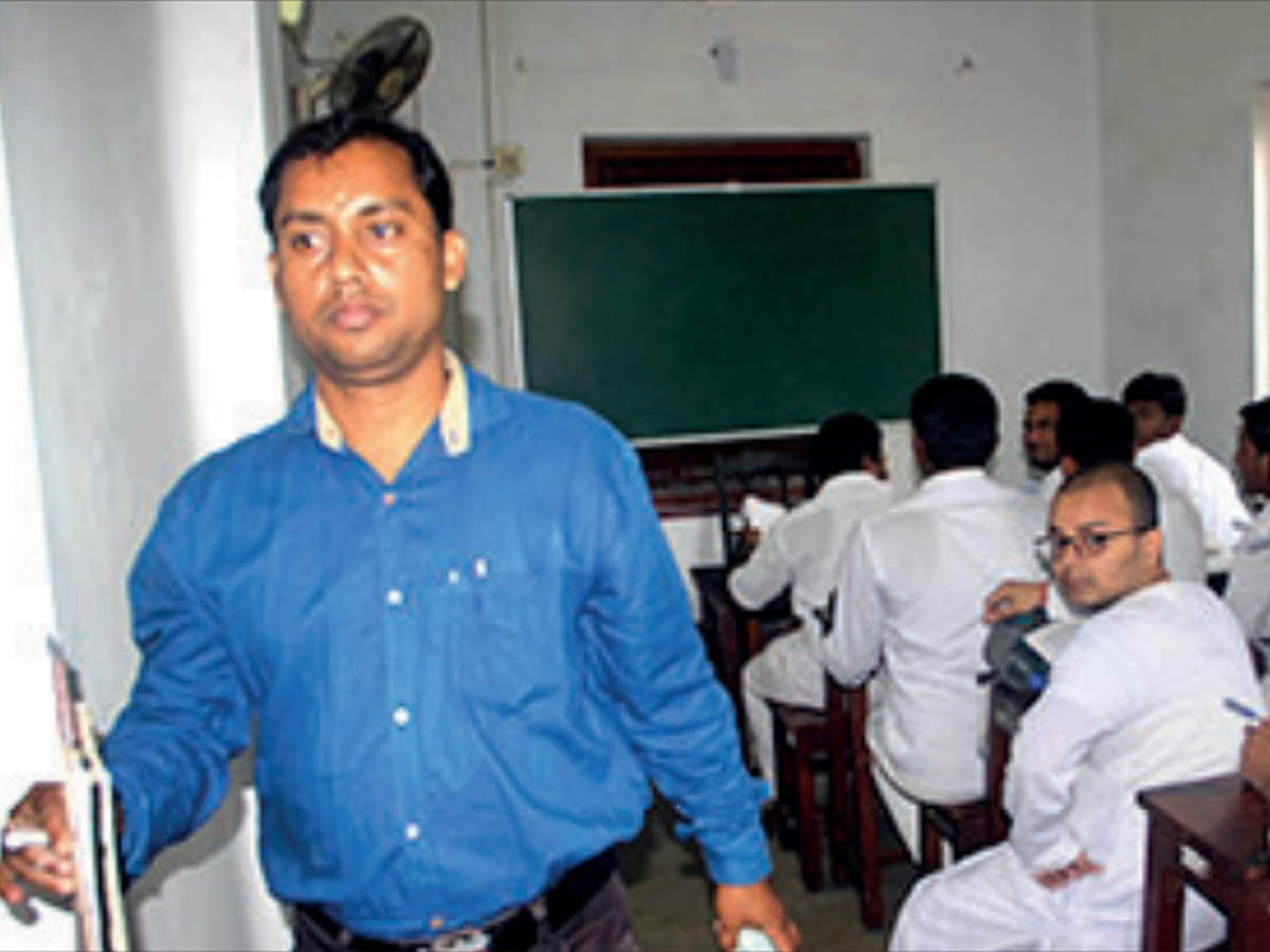 Ramzan Ali teaches Sanskrit at a college run by Ramakrishna Mission in Bengal