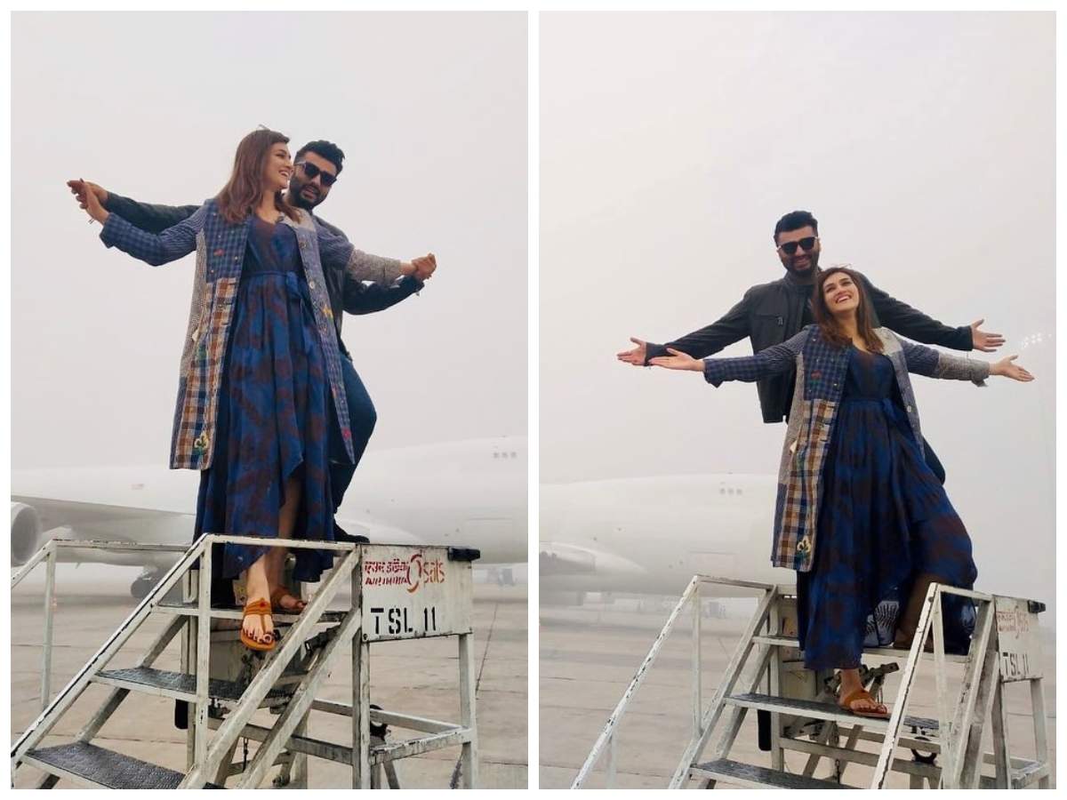 Photo: When Arjun Kapoor and Kriti Sanon's 'Titanic' pose turned ...