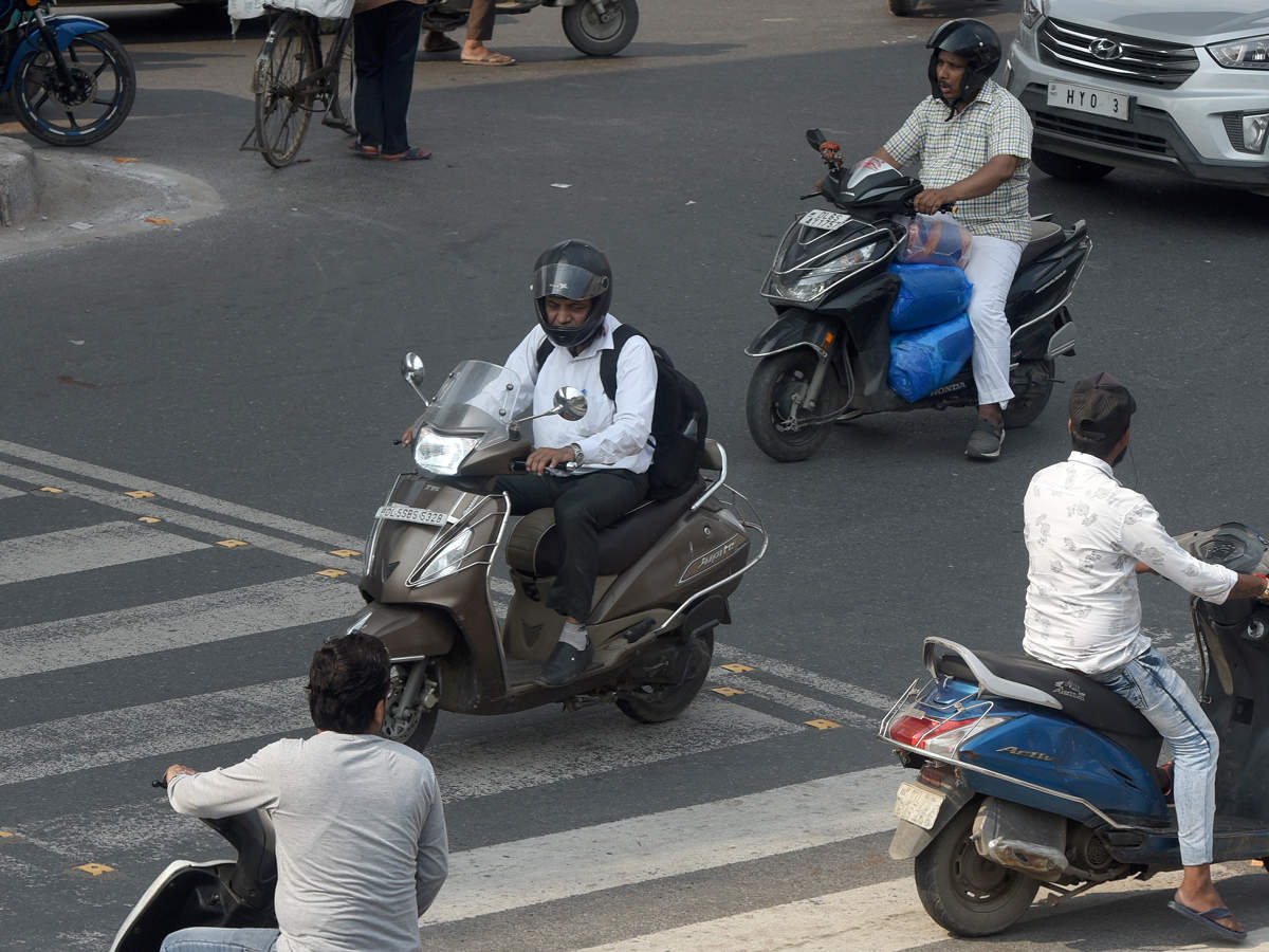 More than 10 lakh challans have been issued this year for riding without helmets. (File photo)
