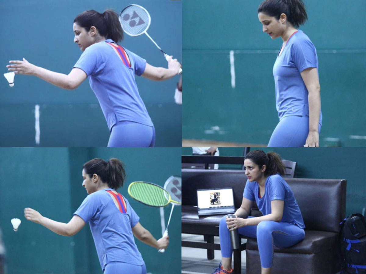 Photos: Parineeti Chopra works on her serves as she preps to shoot Saina  Nehwal biopic | Hindi Movie News - Times of India