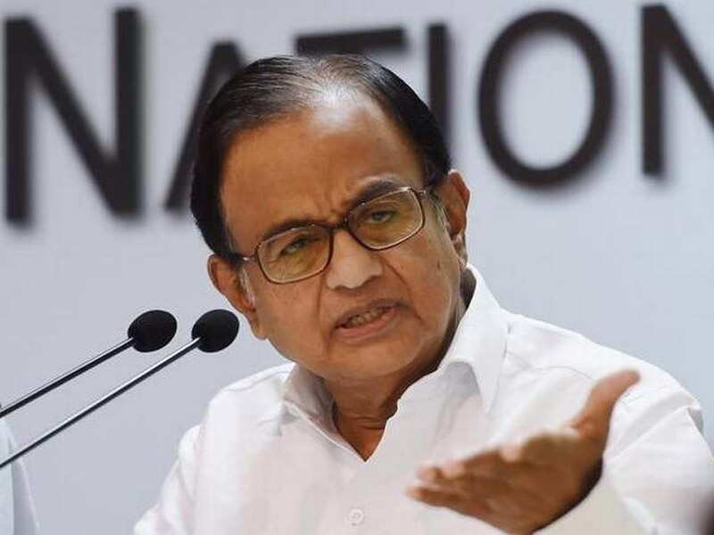 NDA govt clueless about economy: P Chidambaram