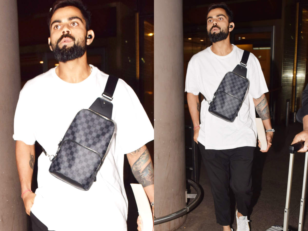 Guess the price of Virat Kohli's LUXURY sling bag - Times of India