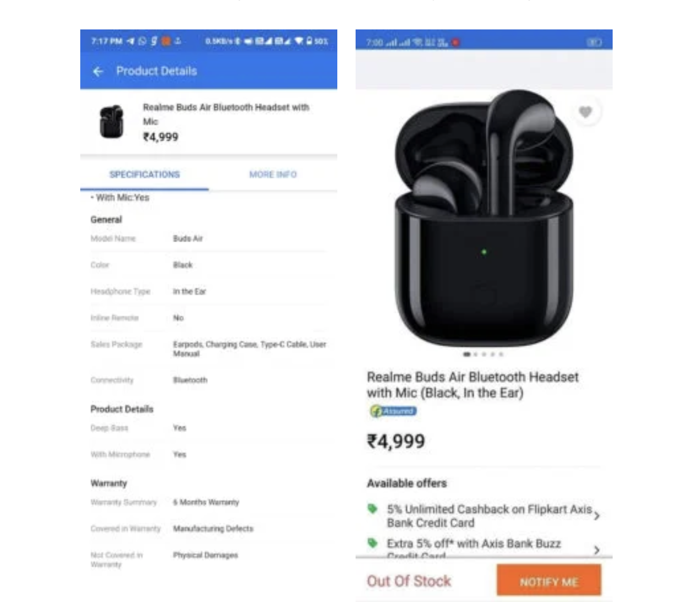 flipkart realme earbuds