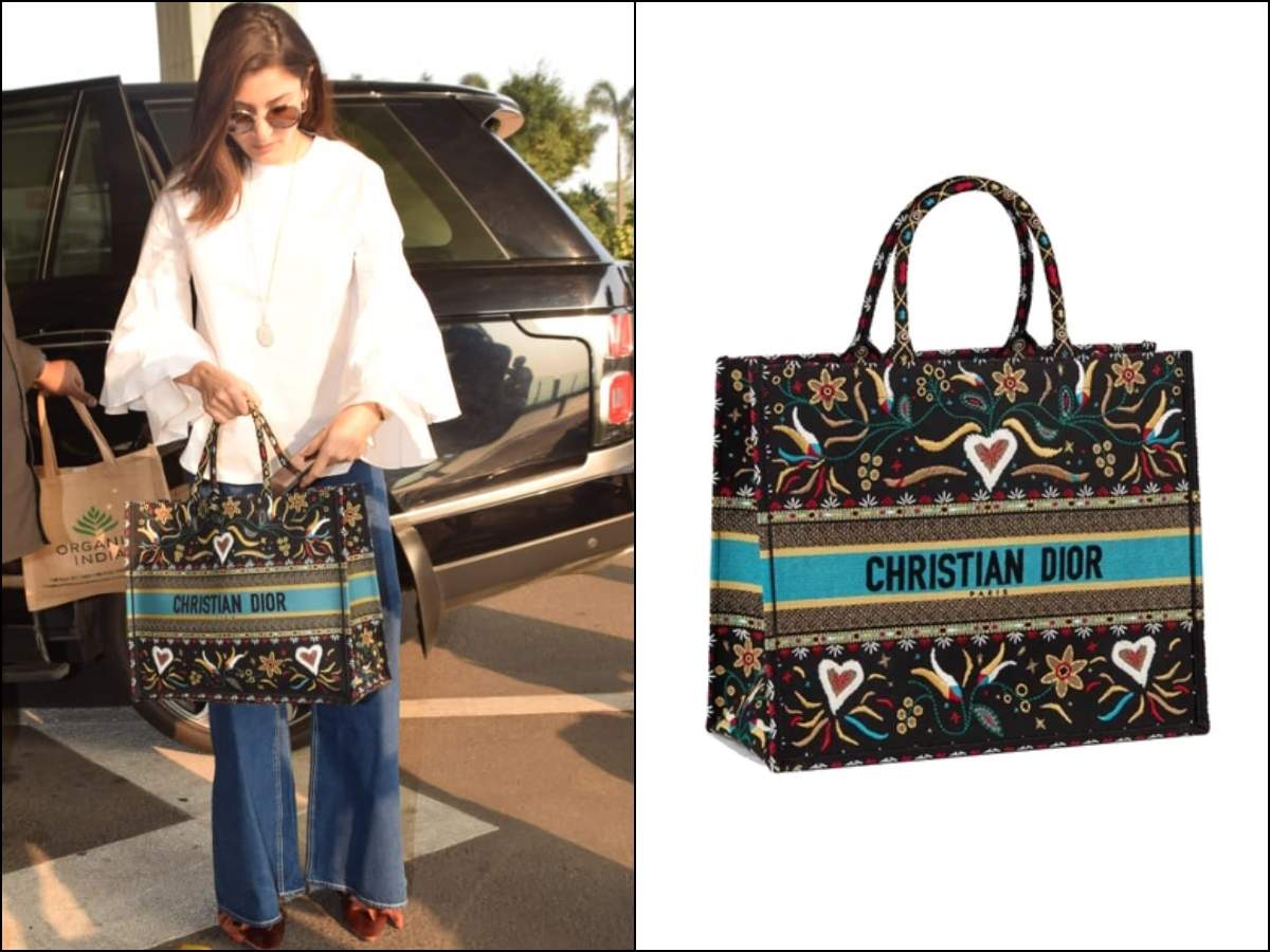 Anushka Sharma's lavish book tote bag comes with an expensive price tag of  Rs 2.47 lakh! | Hindi Movie News - Times of India