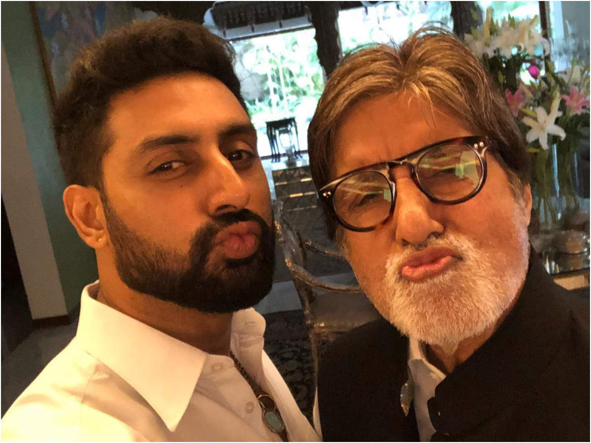 MondayMotivation: Abhishek Bachchan is all pumped up and the reason is his father Amitabh Bachchan | Hindi Movie News - Times of India