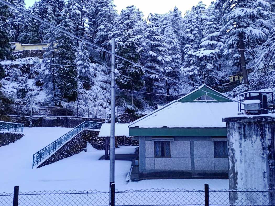 Uttarakhand witnessed its first snowfall of the season Times of India