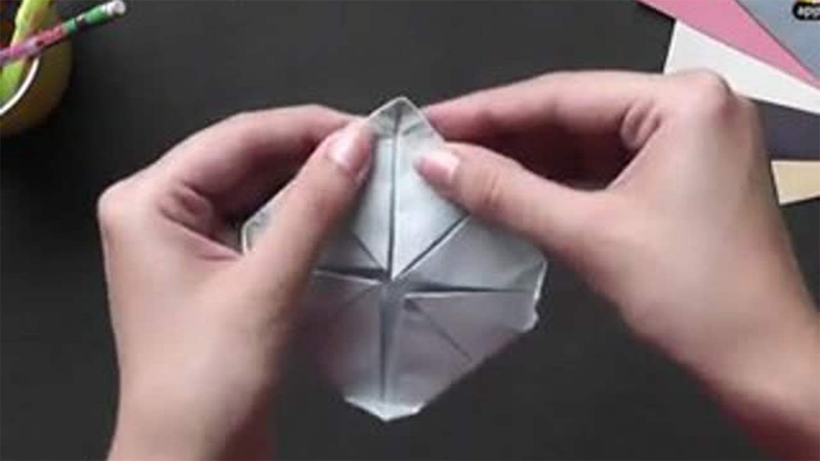 Origami In Marathi Easy Way To Make 4 Petal Lotus
