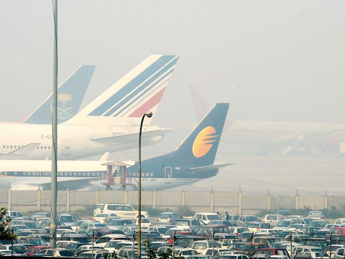 Plans are seen standing at the runway at Terminal 3 of IGI Airport. (File photo)