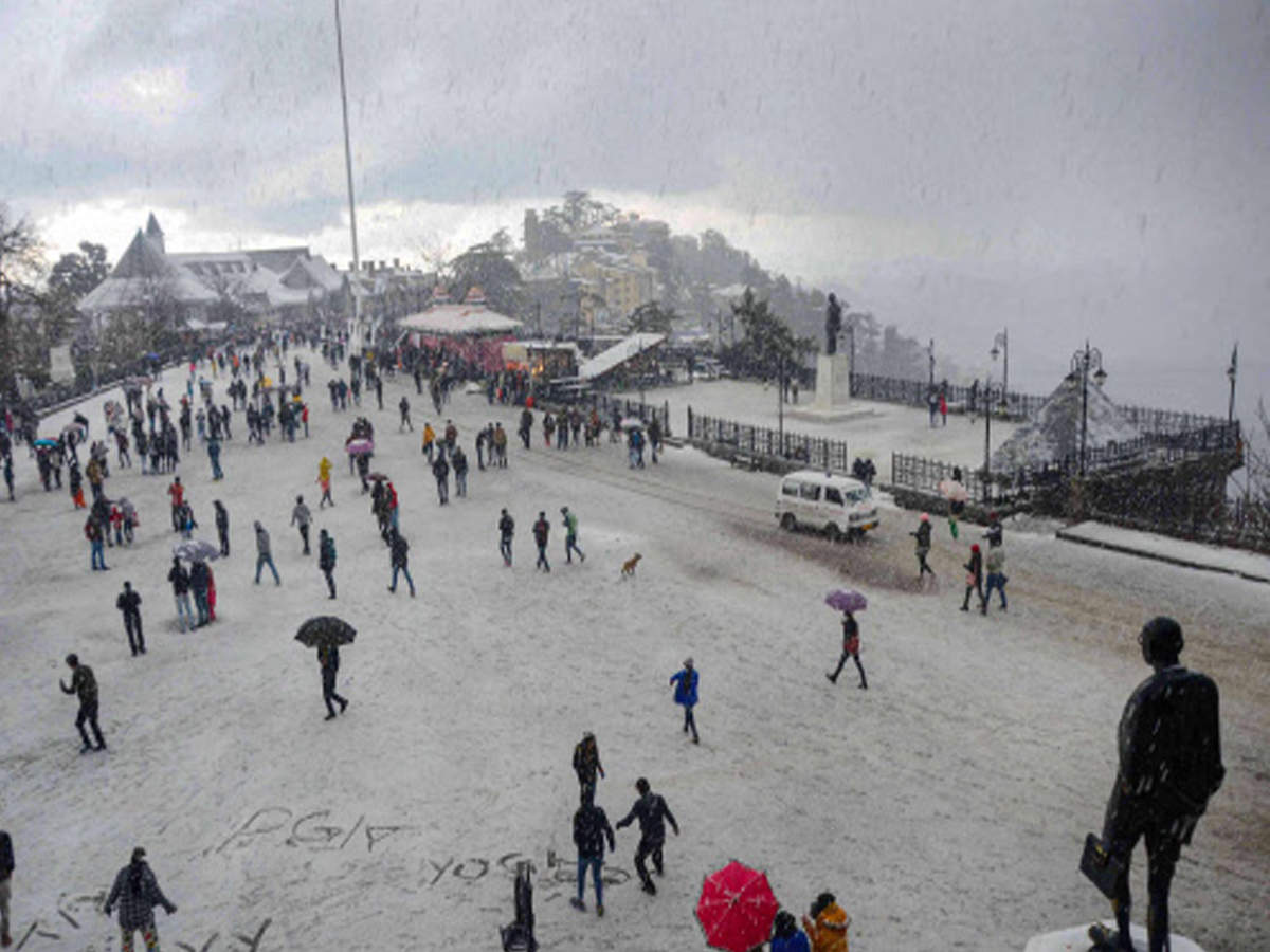 Photos White Christmas To Elude Shimla This Year Too Shimla News Times Of India