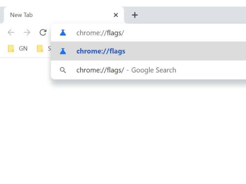 chrime search bar bounces back when i touch it